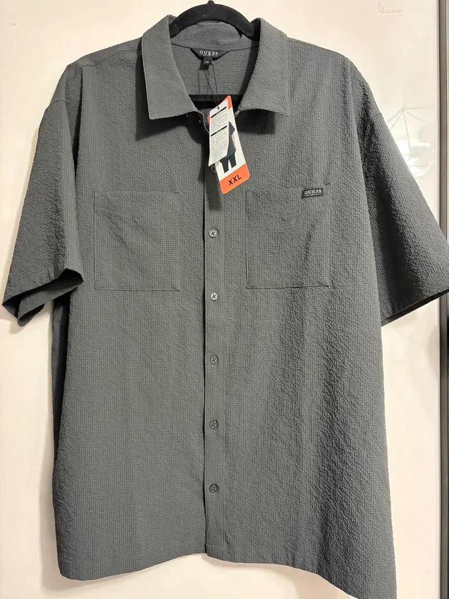 GUESS ゲス メンズ シアサッカー 半袖 シャツ 110サイズ 新品
