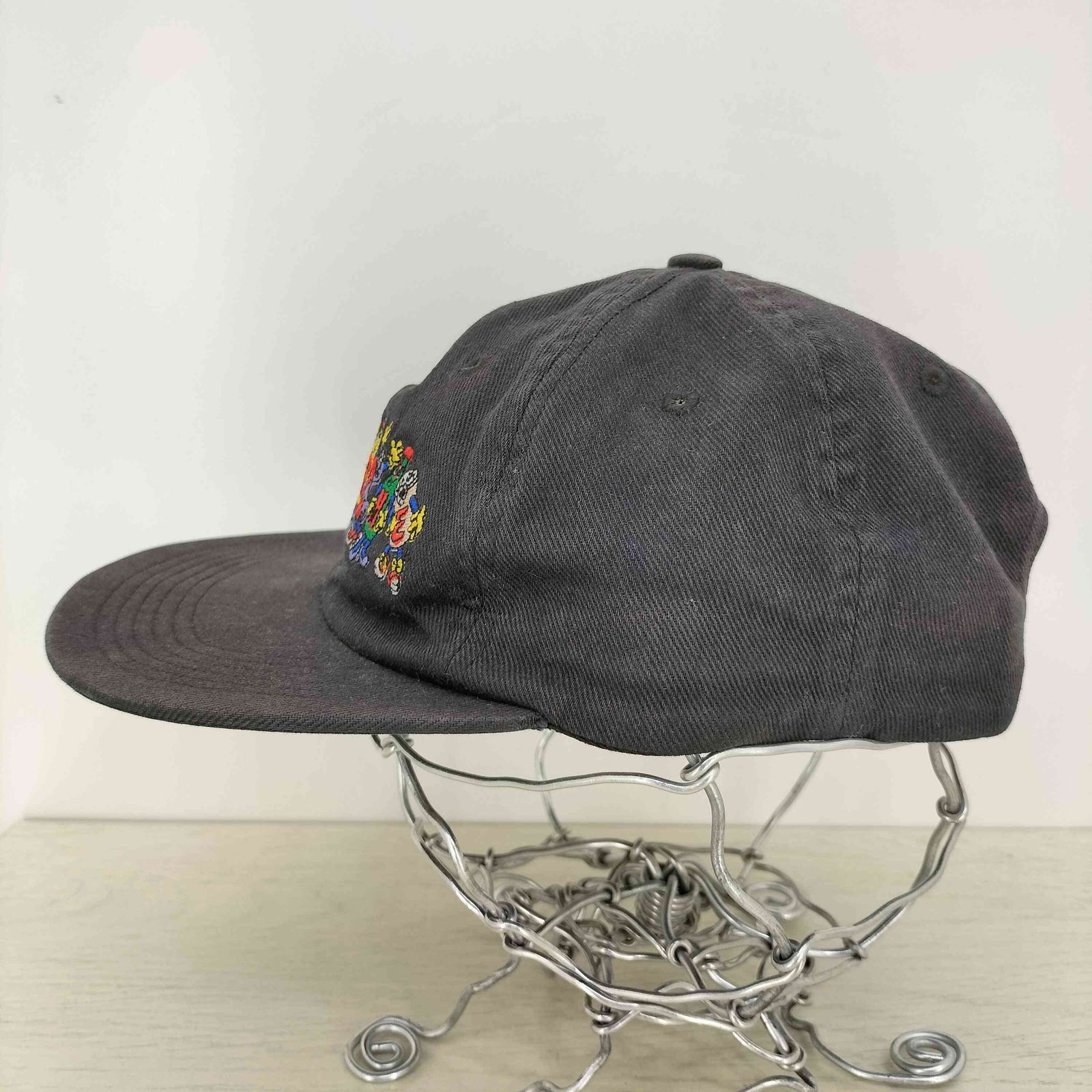 シュプリーム Supreme 18ss Friends 6-Panel 刺繍デニムキャップ