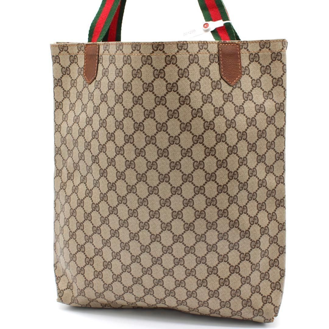 良品】GUCCI シェリーライン GG柄 トートバッグ ヴィンテージ 茶色