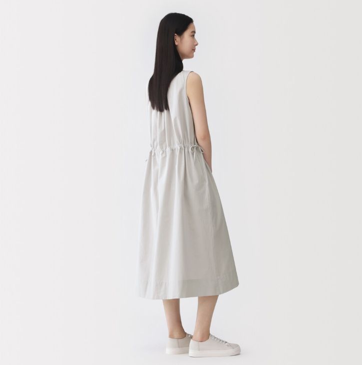MUJI Labo ムジラボ 無印良品 25SS 和紙混高密度ポプリン ノースリーブ