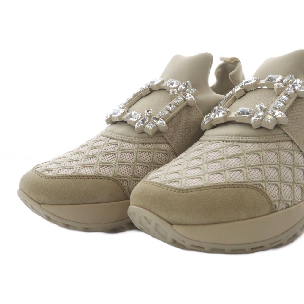 ロジェヴィヴィエ ROGER VIVIER ヴィヴ ラン スニーカー ファブリック