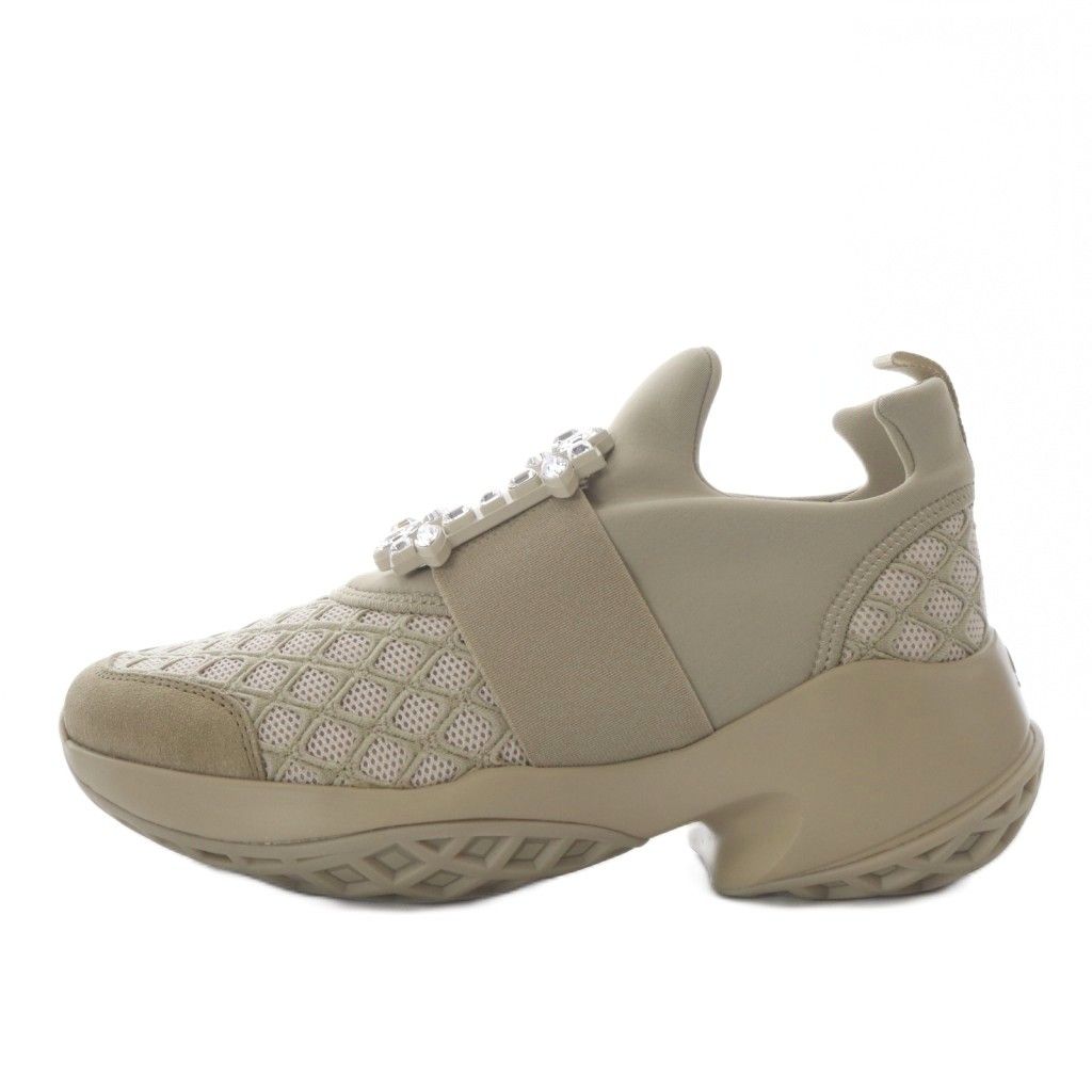ロジェヴィヴィエ ROGER VIVIER ヴィヴ ラン スニーカー ファブリック