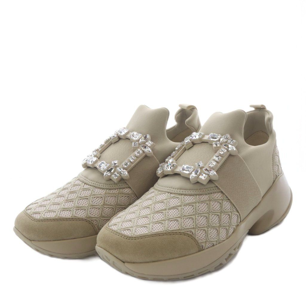 ロジェヴィヴィエ ROGER VIVIER ヴィヴ ラン スニーカー ファブリック