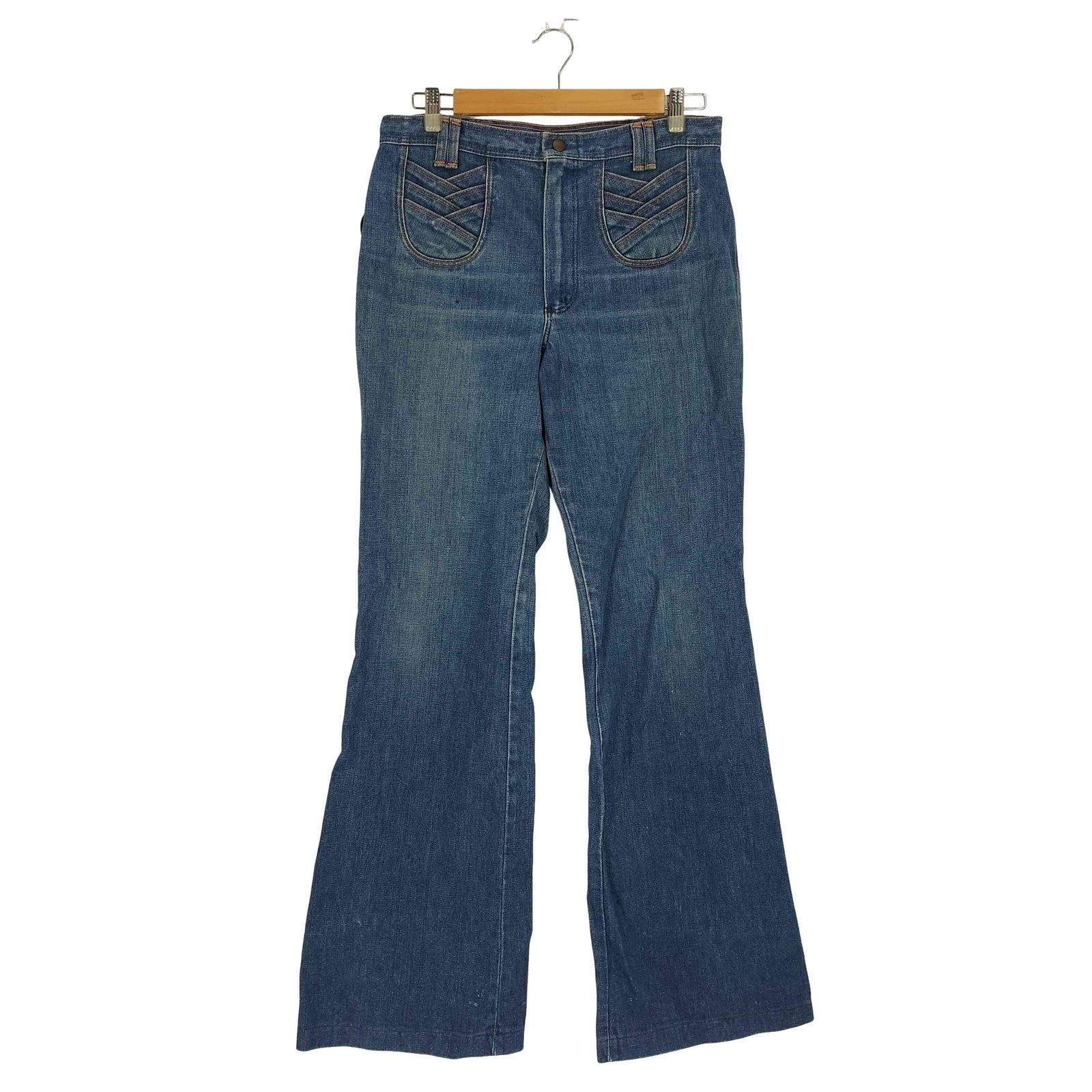 ラングラー Wrangler 70S USA製 TALONジップ フレア デニムパンツ