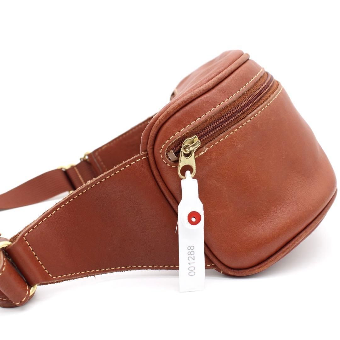 美品】OLD COACH ウエストバッグ ボディバッグ レザー ブラウン - メルカリ