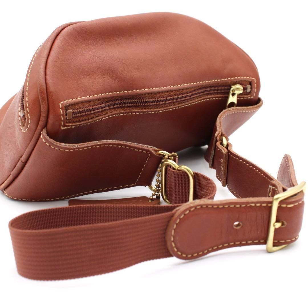 美品】OLD COACH ウエストバッグ ボディバッグ レザー ブラウン - メルカリ 美品】OLD COACH ウエストバッグ ボディバッグ レザー ブラウン - メルカリ