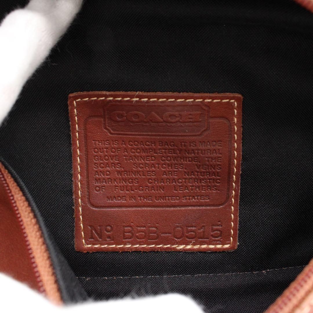 美品】OLD COACH ウエストバッグ ボディバッグ レザー ブラウン - メルカリ