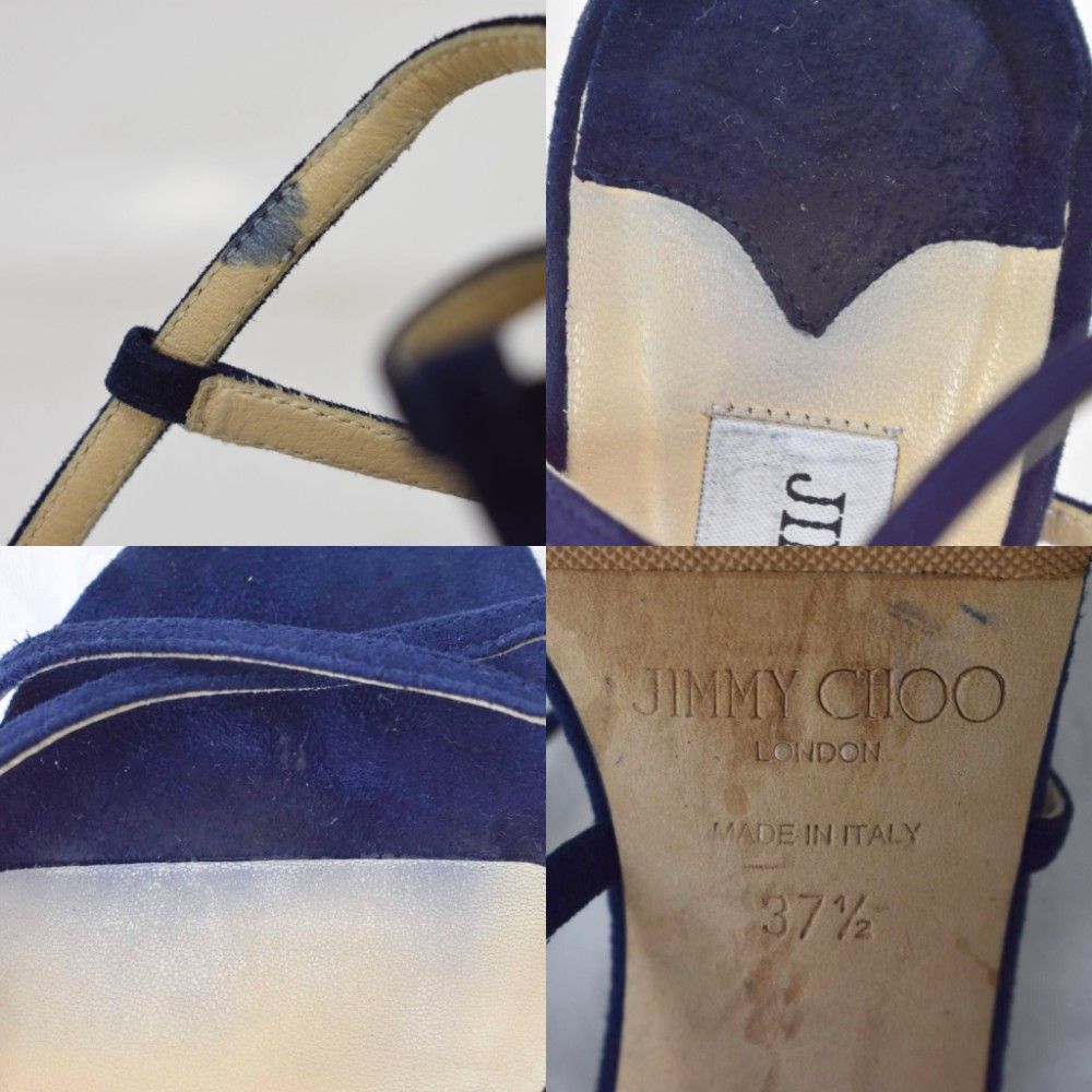 JIMMY CHOO ネイビー スエード パンプス 40 JIMMY CHOO ネイビー スエード パンプス 40 【公式通販】