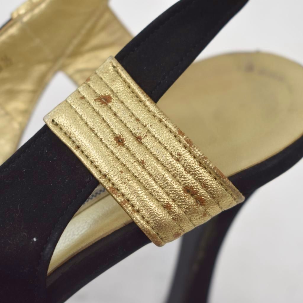 ジャンニベルサーチ　Gianni Versace  ストラップ ジャンニヴェルサーチ ヴェルサーチェ GIANNI VERSACE パンプス