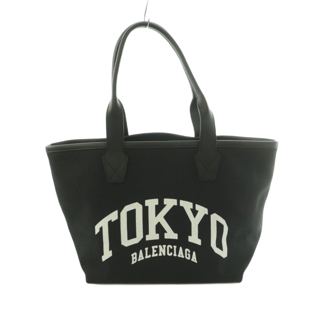 BALENCIAGA キャンバス布　バック バレンシアガ BALENCIAGA ジャンボ キャンバストートバッグ ロゴ