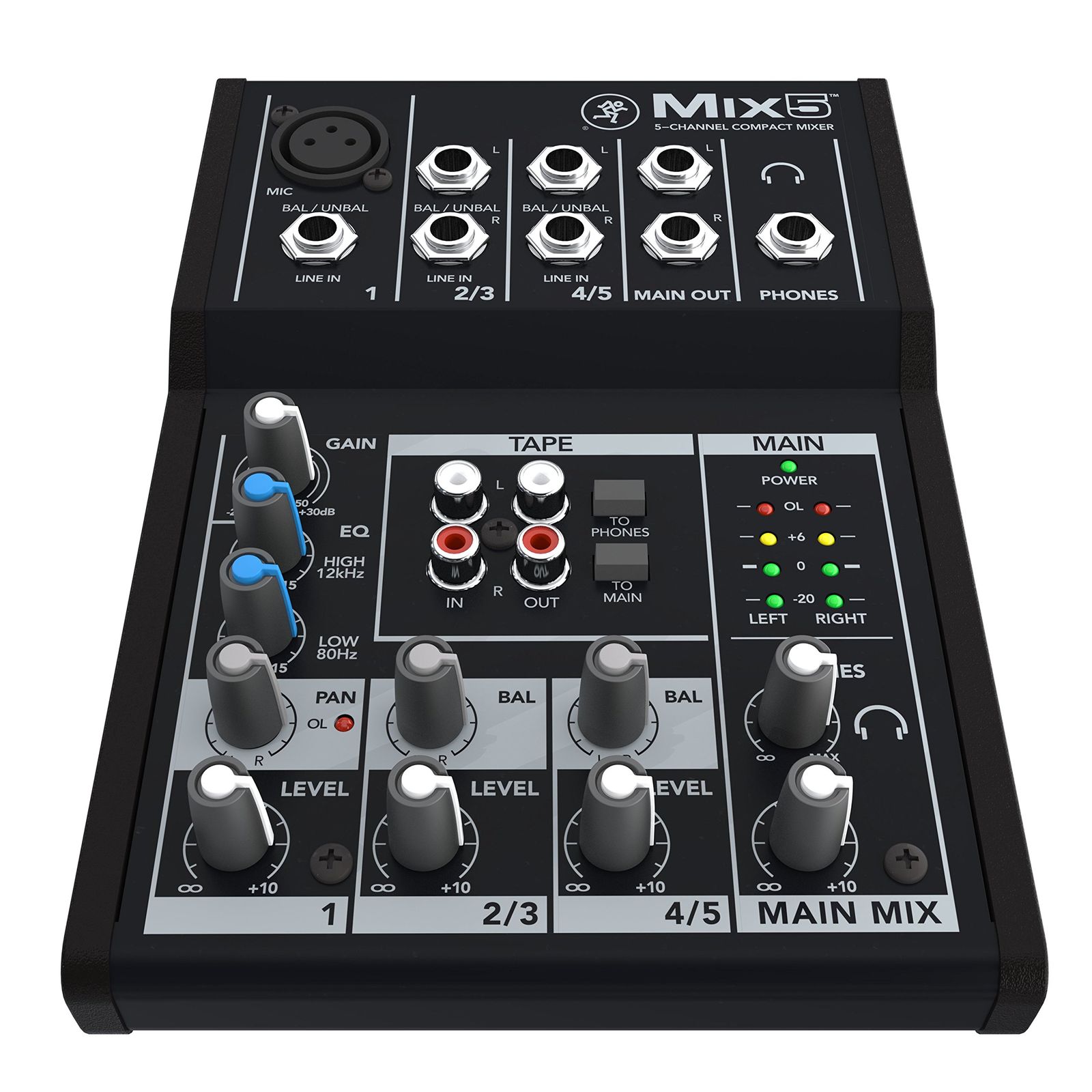 MACKIE マッキー 超コンパクトアナログミキサー MIX5 国内正規品ma