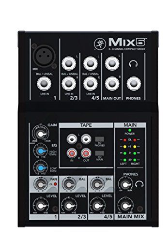 MACKIE マッキー 超コンパクトアナログミキサー MIX5 国内正規品ma
