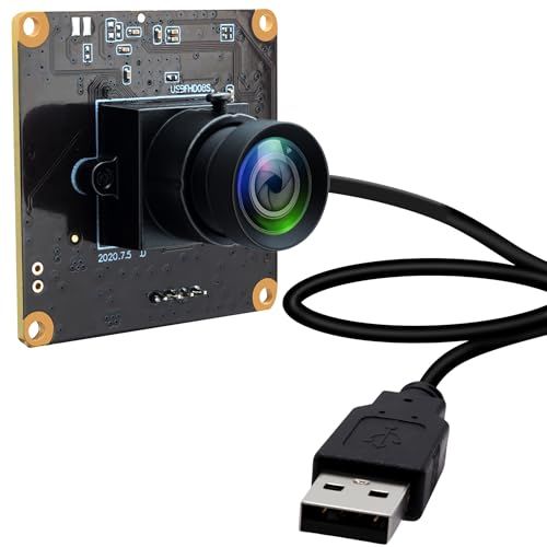 ELP USBカメラ 260fps 高速ウェブカメラ 110度広角 歪みなしレンズカメラモジュール 2MP USB UVCビデオ ライトバーンカメラ 工業用カメラ プラグアンドプレイ ラップトップ用 Jetson Nanokk 6d6850a5
