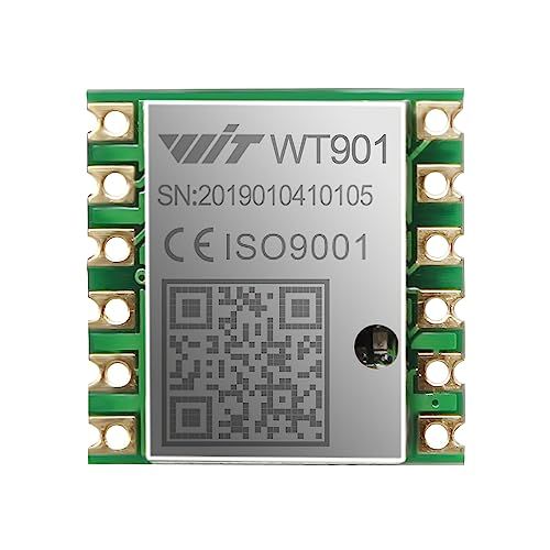 WITMOTION WT901 高精度 9 アクシス AHRS MPU9250 TTL 加速度 センサー、ジャイロ + 加速度計 + 磁力計（最大 200HZ）電子 コンパス 振動 傾斜計 モジュール Arduino とプロジェクト など 用 e7316a8f