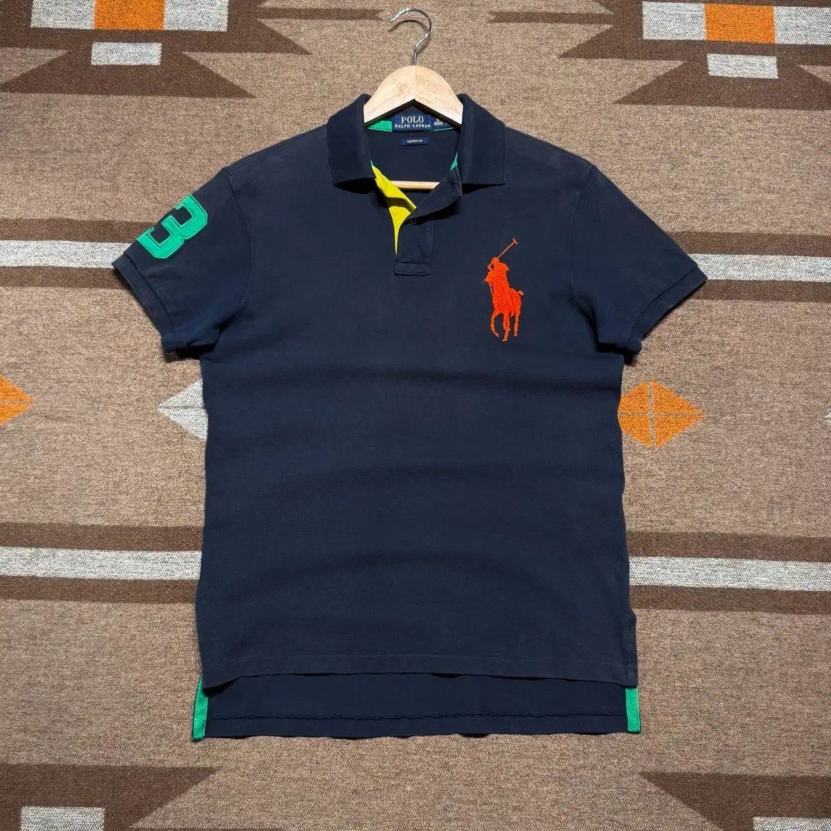 POLO RALPH LAUREN ビックポニー 半袖 カラーTシャツ S 95 チーフキープ