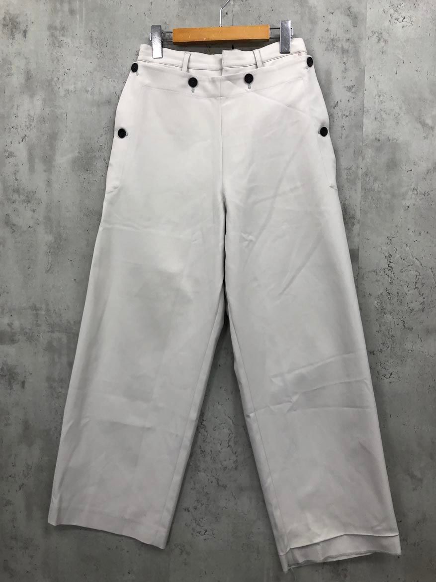 MAISON SPECIAL メゾンスペシャル ユニセックス セーラーレイヤードワイド パンツ size0/アイボリー ■■◎メンズ