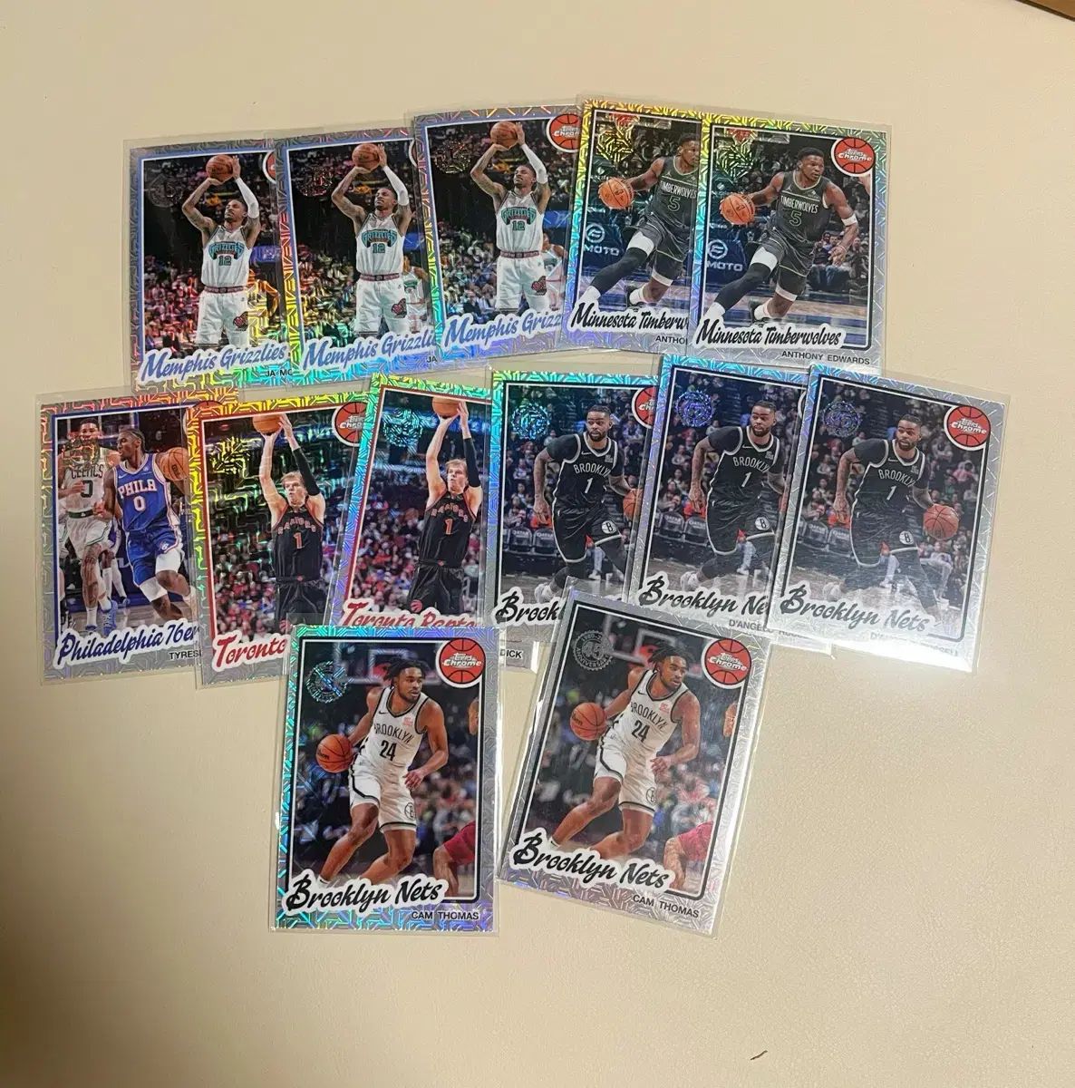 Topps Chrome バスケット カード コレクション