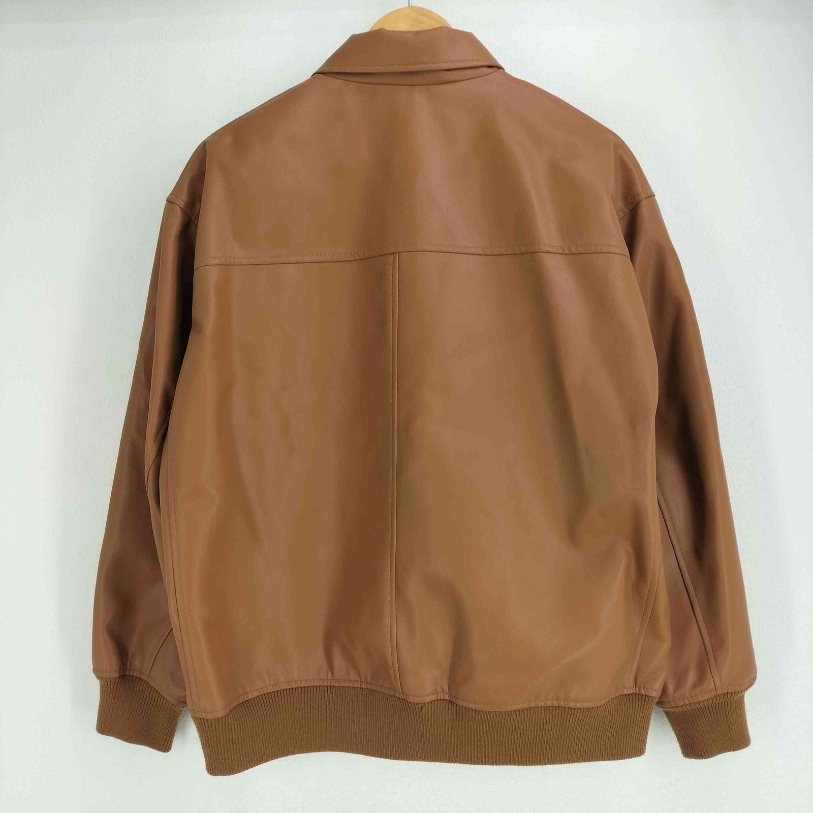 アズールバイマウジー AZUL by moussy FAUX LEATHER A-2 FLIGHT JACKET