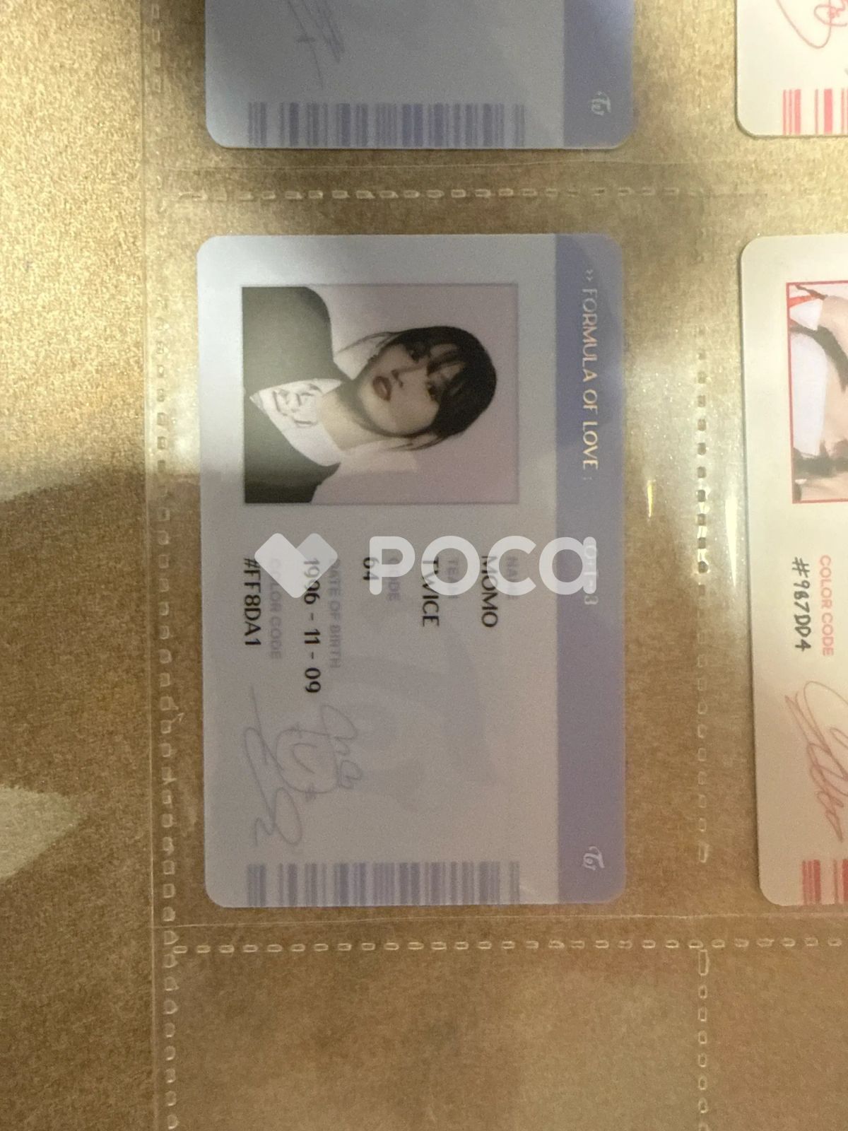 TWICE モモ Formula of Love: O＋T=＜3 SCIENTIST ID CARD - メルカリ