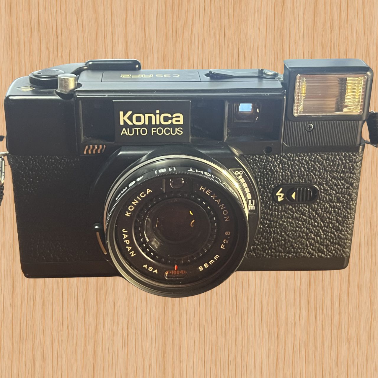 Konica C35 RIFA2 オートフォーカス フィルムカメラ レンズ付き - メルカリ