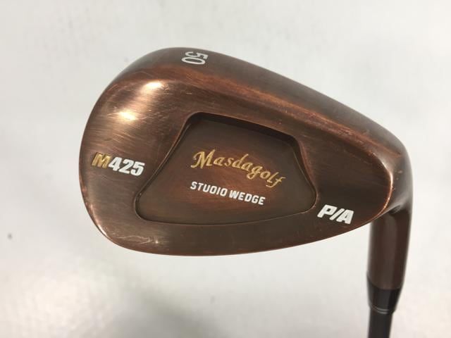 返品OK 【中古ゴルフクラブ】マスダゴルフ マスダ M425 スタジオ ウェッジ(銅メッキ) TRAVIL 105 PA