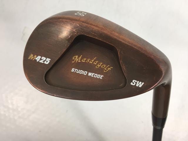 返品OK 【中古ゴルフクラブ】マスダゴルフ マスダ M425 スタジオ ウェッジ(銅メッキ) TRAVIL 105 SW
