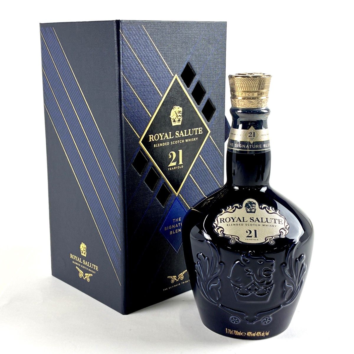 シーバスブラザーズ CHIVAS BROTHERS ロイヤルサルート 21年 シグネチャーブレンド 青陶器 700ml スコッチウイスキー ブレンデッド 【古酒】