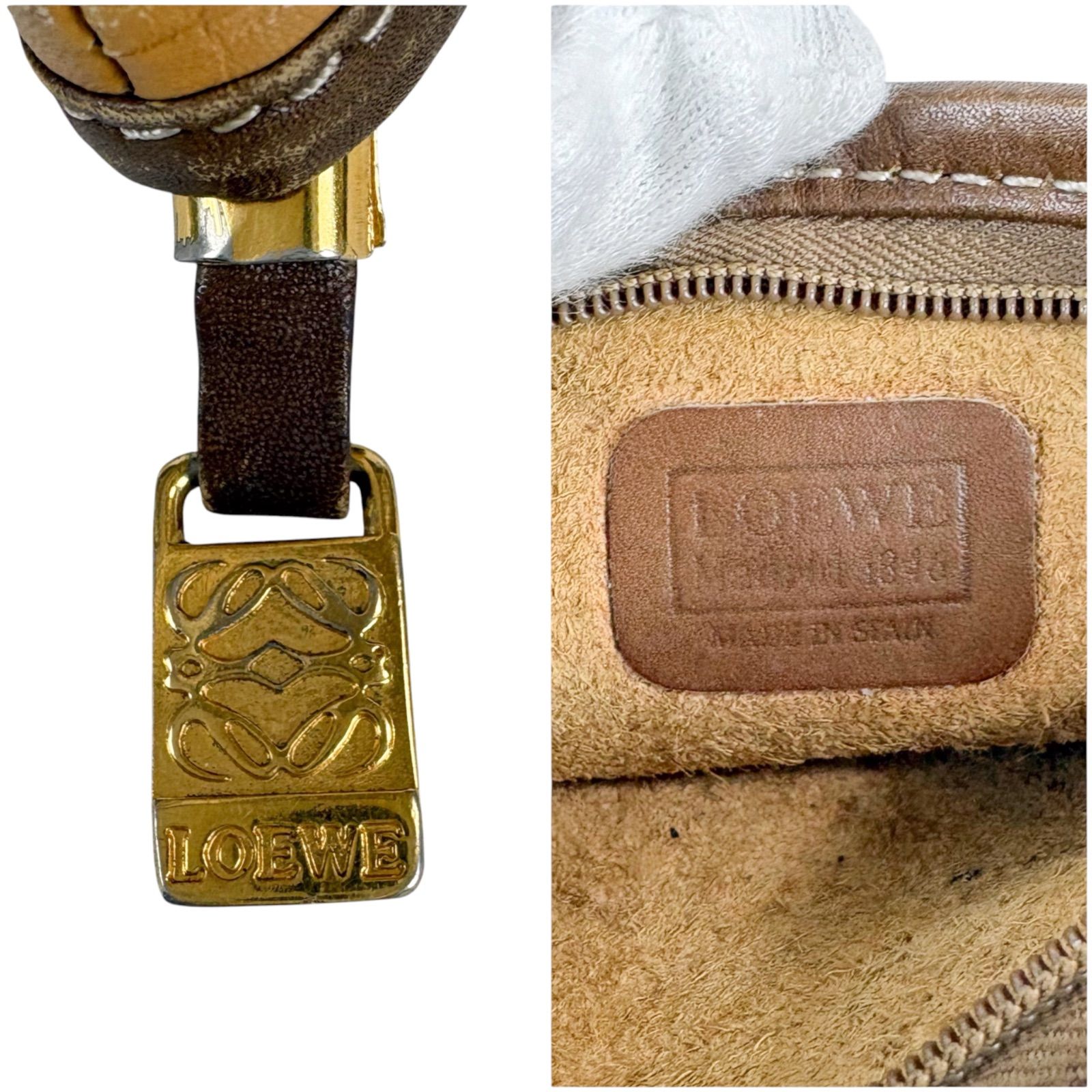 ロエベ LOEWE アナグラムロゴ マルチポーチ 小物入れ ブラウン ロエベ LOEWE アナグラムロゴ マルチポーチ 小物入れ ブラウン