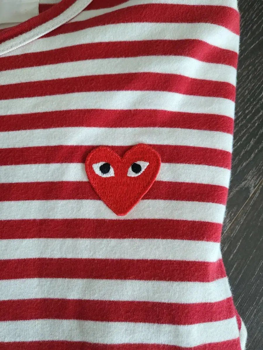 COMME des GARCONS PLAY ストライプ 長袖Tシャツ S - メルカリ