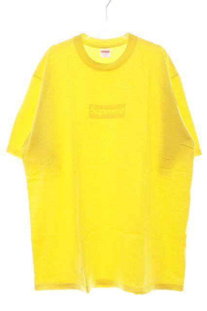 シュプリーム SUPREME 23SS TONAL BOX LOGO TEE YELLOW XLサイズ