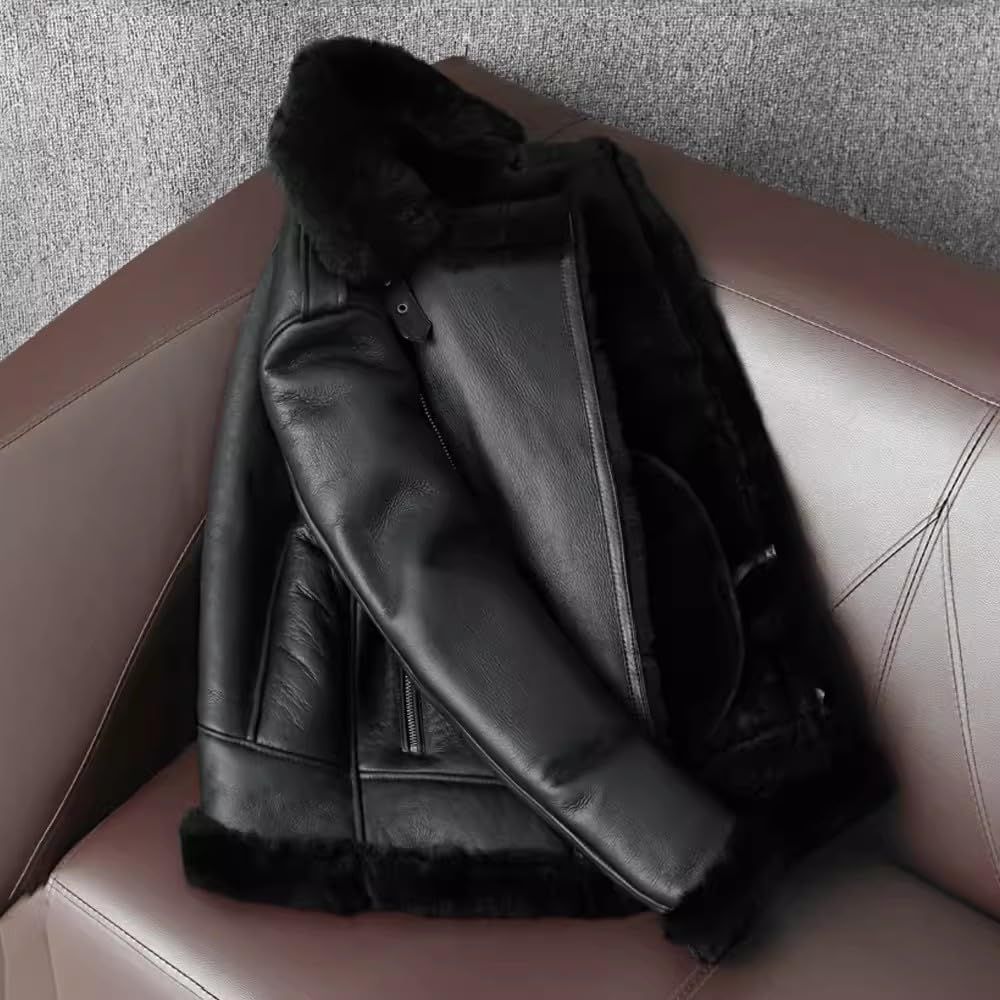 新品未使用品】 【CNPLOPANSS] 本革 メンズジャケット 黒色 無地 中古 