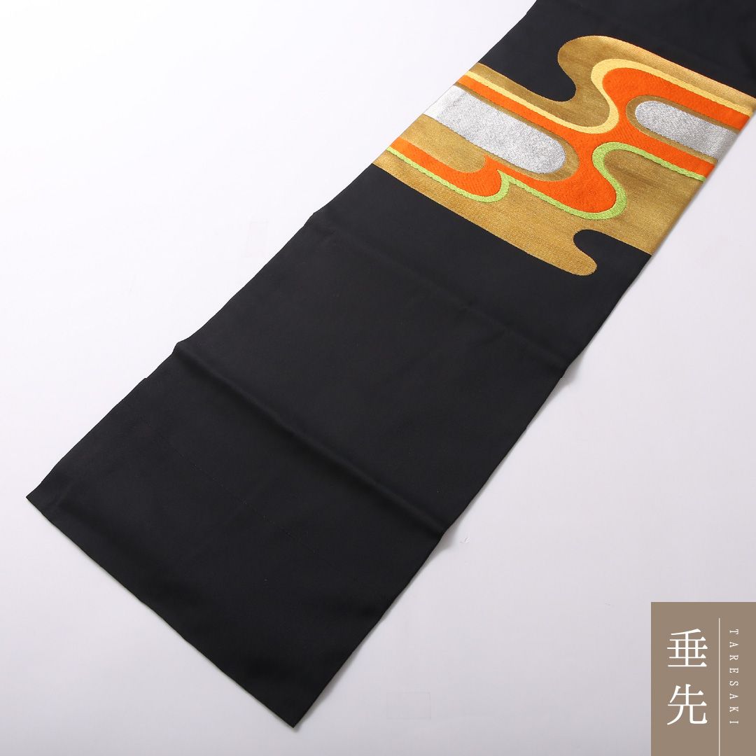 特価！未使用品 九寸名古屋帯 Nランク 帯丈358cm 正絹 ポイント柄