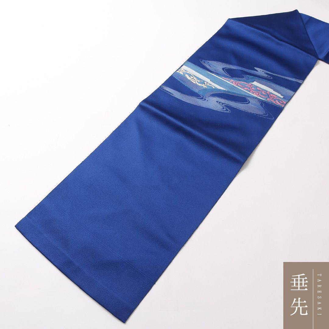 特価！八寸名古屋帯 Sランク 帯丈340cm 正絹 ポイント柄 名古屋仕立て