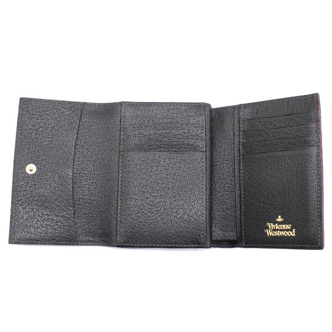 極美品】ヴィヴィアンウエストウッド EXECUTIVE 三つ折財布 がま口 黒