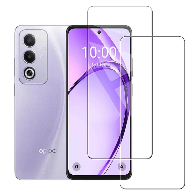 対応 OPPO A3 5G /OPPO A3 Pro 5G ガラスフィルム2枚セット 全面保護