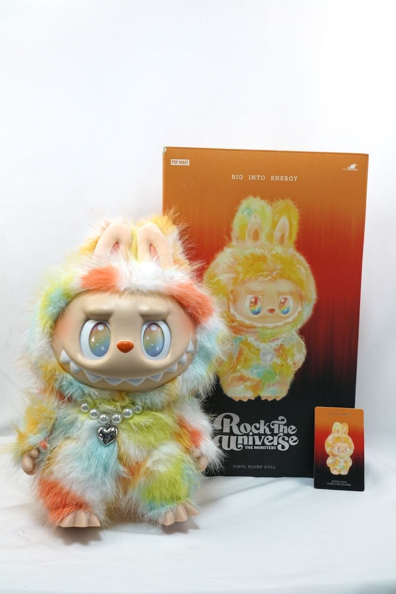 POP MART LABUBU THE MONSTERS Big into Energy ROCK THE UNIVERSE