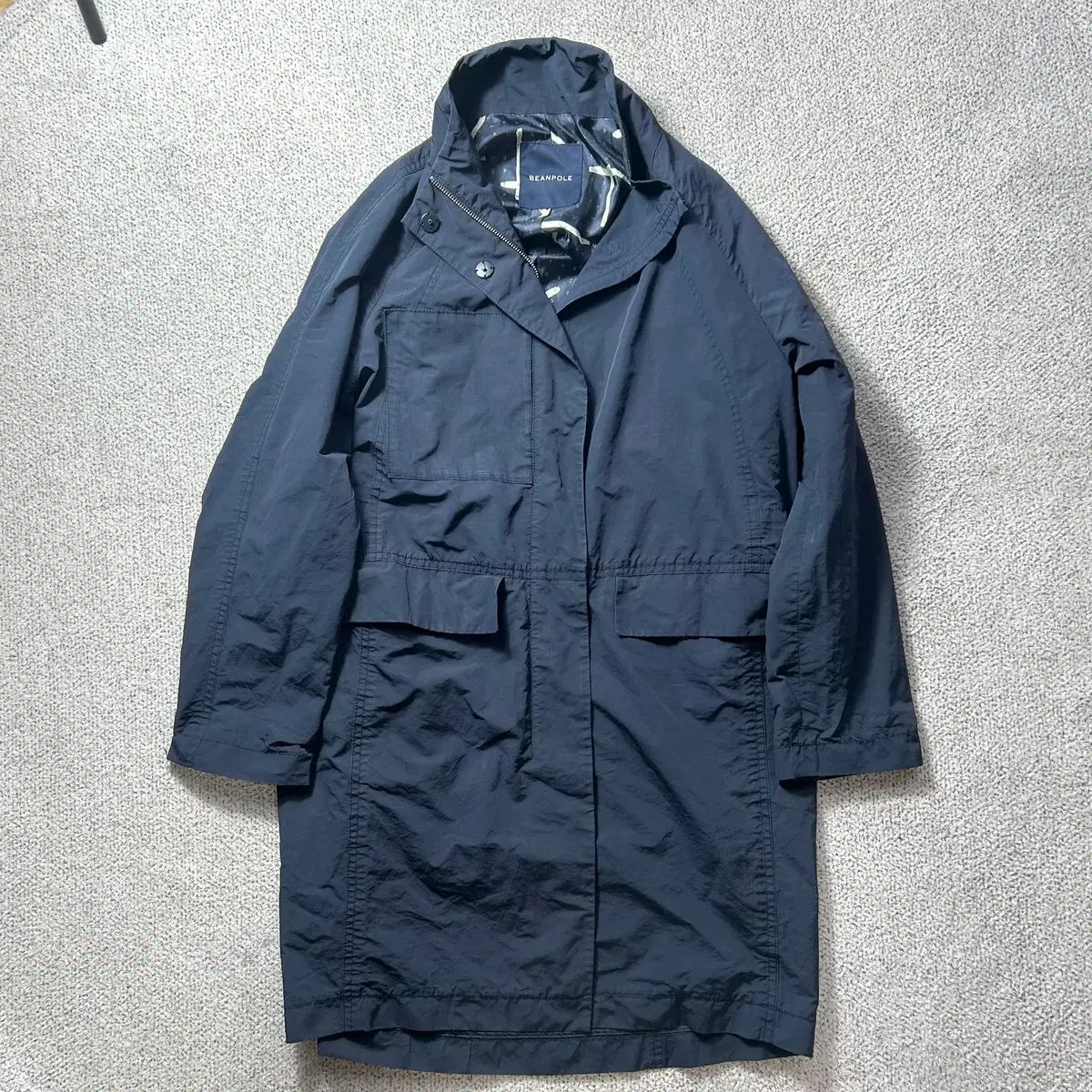 BEAN POLE ビーンポール ロング ウィンドブレーカー ロングコート ジャケット グースダウン 90