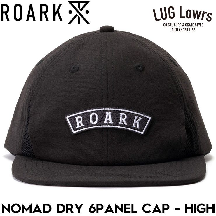 ROARK ロアーク キャップ メンズ レディース 6パネルキャップ 帽子 ドライキャップ ストレッチ 接触冷感 NOMAD DRY 6PANEL CAP HIGH RHJ1224-JBL 26SU 日本代理店正規品