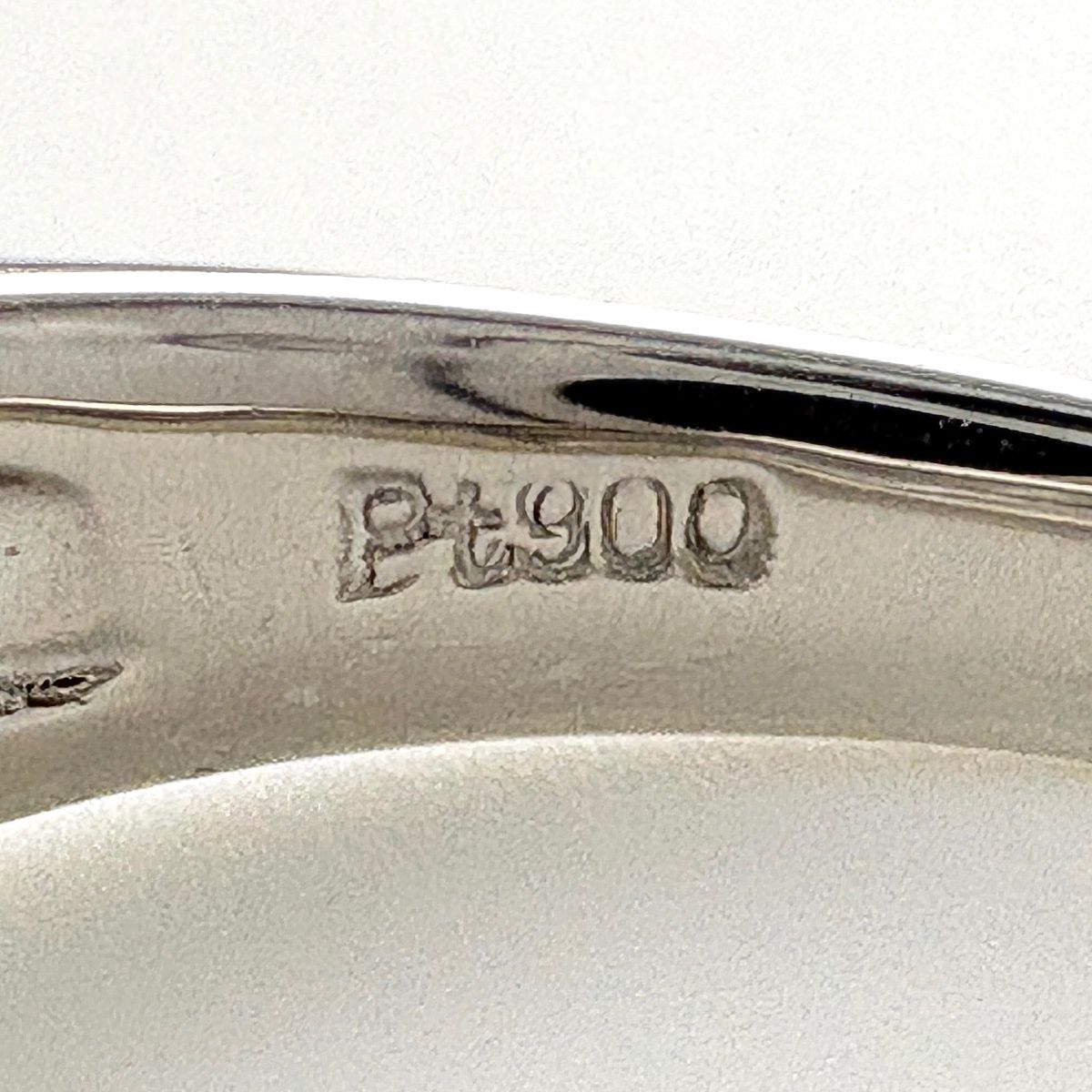 メレダイヤ デザインリング プラチナ 指輪 リング 14.5号 Pt900 ダイヤモンド レディース 【中古】