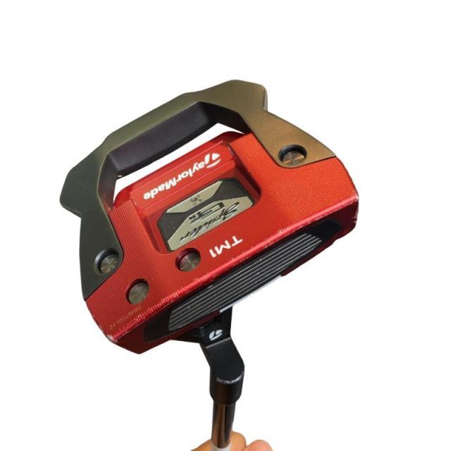 【中古】 テーラーメイド Spider GTx TRUSS RED TM1 33インチ パター PT スチール (フレックスその他) メンズ 男性用 右利き 右用 Dランク ゴルフクラブ