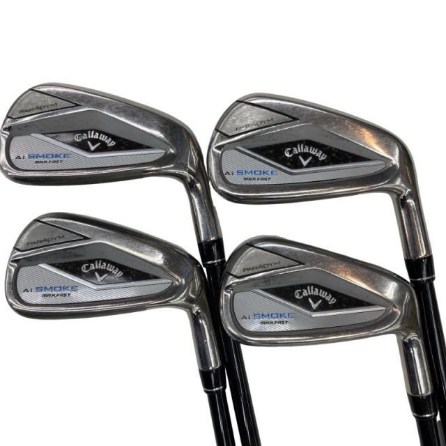 【中古】 キャロウェイ PARADYM Ai SMOKE MAX FAST 5S アイアンセット IR TENSEI 40 for CW(Ai SMOKE IR) (フレックスR) メンズ 男性用 右利き 右用 Cランク ゴルフクラブ