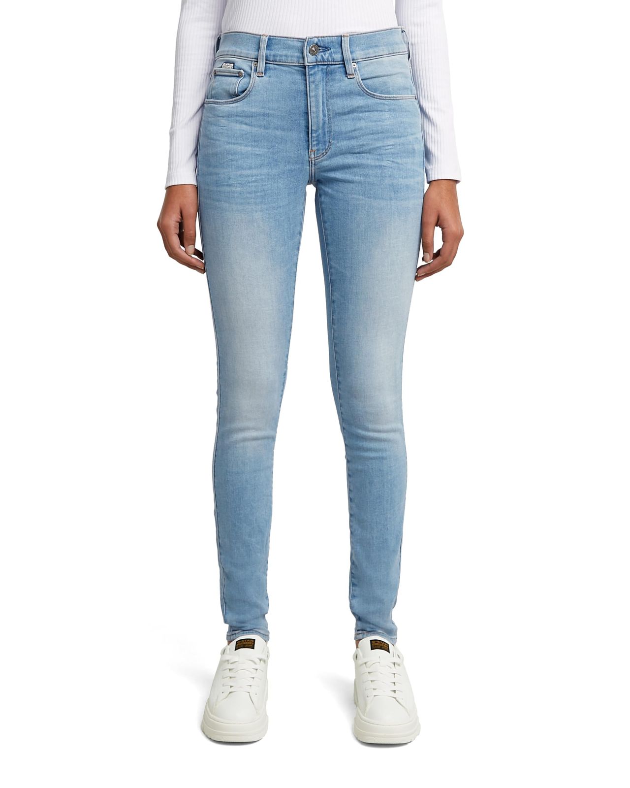 新品 [G-Star RAW ジースターロゥ] ジーンズ デニムパンツ レディース スキニー ストレッチ ブルー 3301 Skinny Wmn D05175-8968-8436-W23/L30