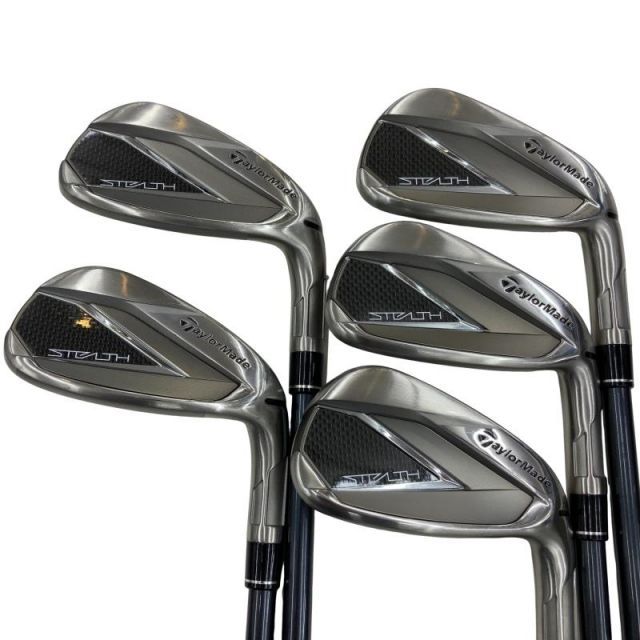 【中古】 テーラーメイド STEALTH 5S アイアンセット IR TENSEI RED TM60(STEALTH IR) (フレックスS) メンズ 男性用 右利き 右用 Cランク ゴルフクラブ