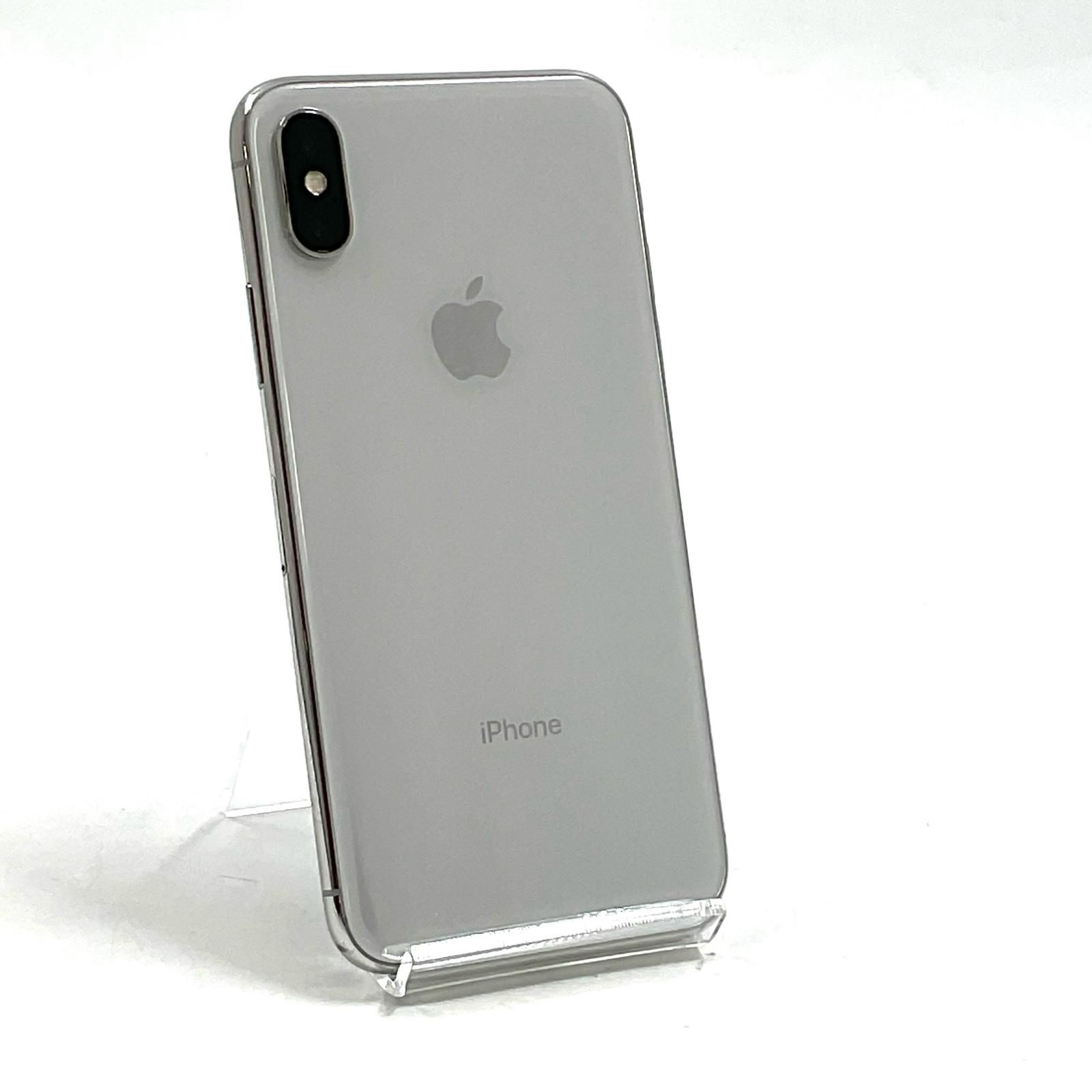 iPhone X 256GB シルバー SIMフリー 動作確認済 - メルカリ