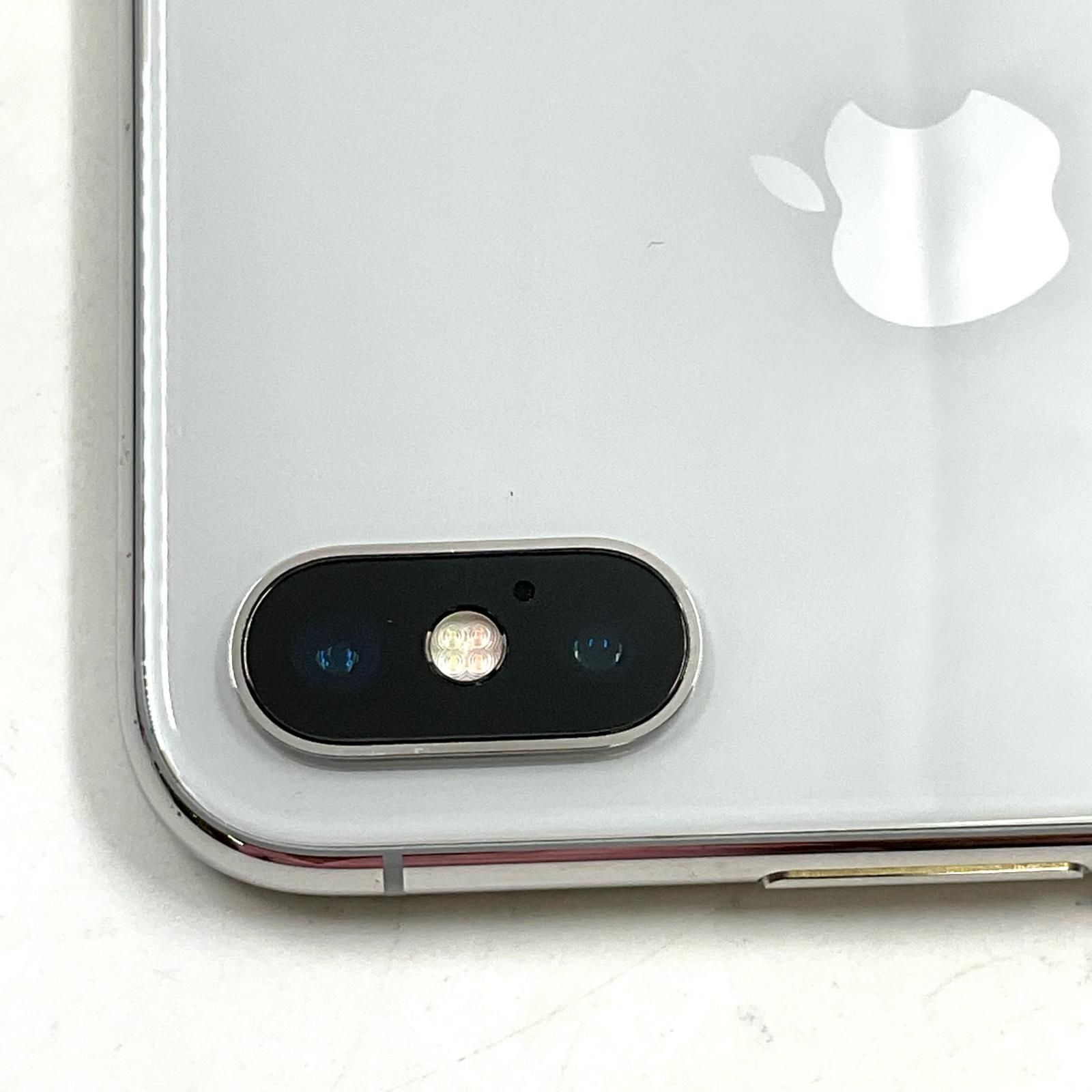 iPhone X 256GB シルバー SIMフリー 動作確認済 - メルカリ