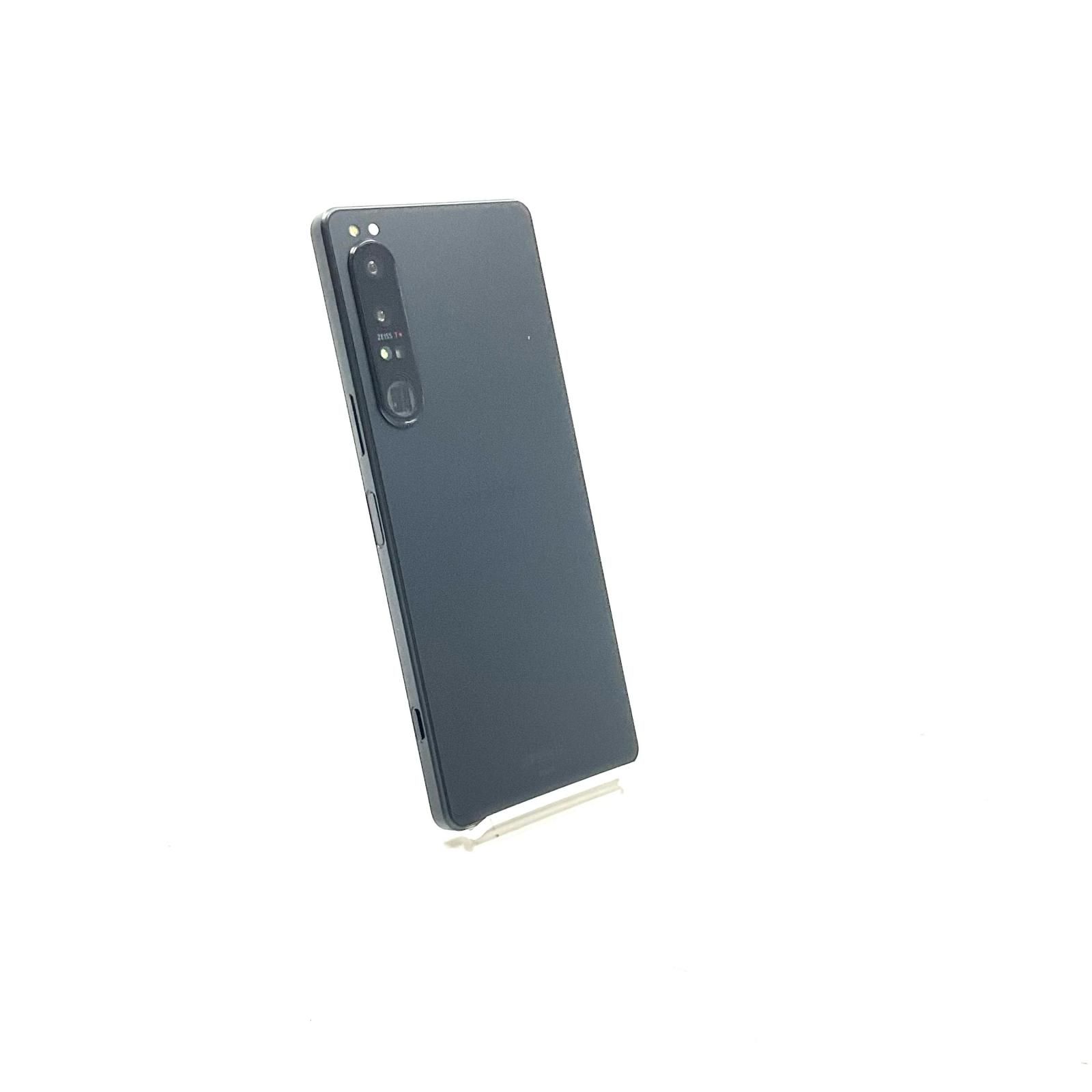 【全額返金保証】【最速発送】Sony Xperia 1 IV 256GB ブラック au SIMフリー SOG06 白ロム 美品 動作確認済