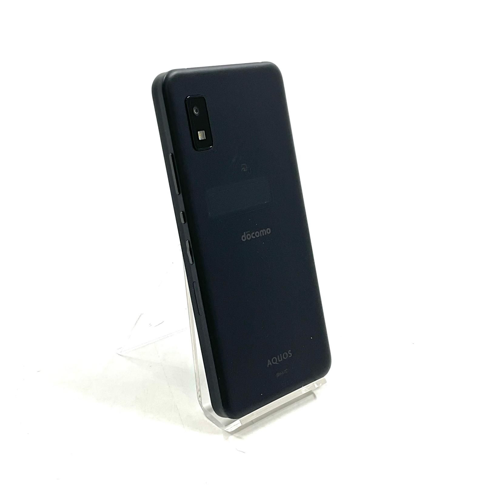 【全額返金保証】【最速発送】SHARP AQUOS wish2 64GB ブラック docomo SIMフリー SH-51 白ロム 美品 動作確認済