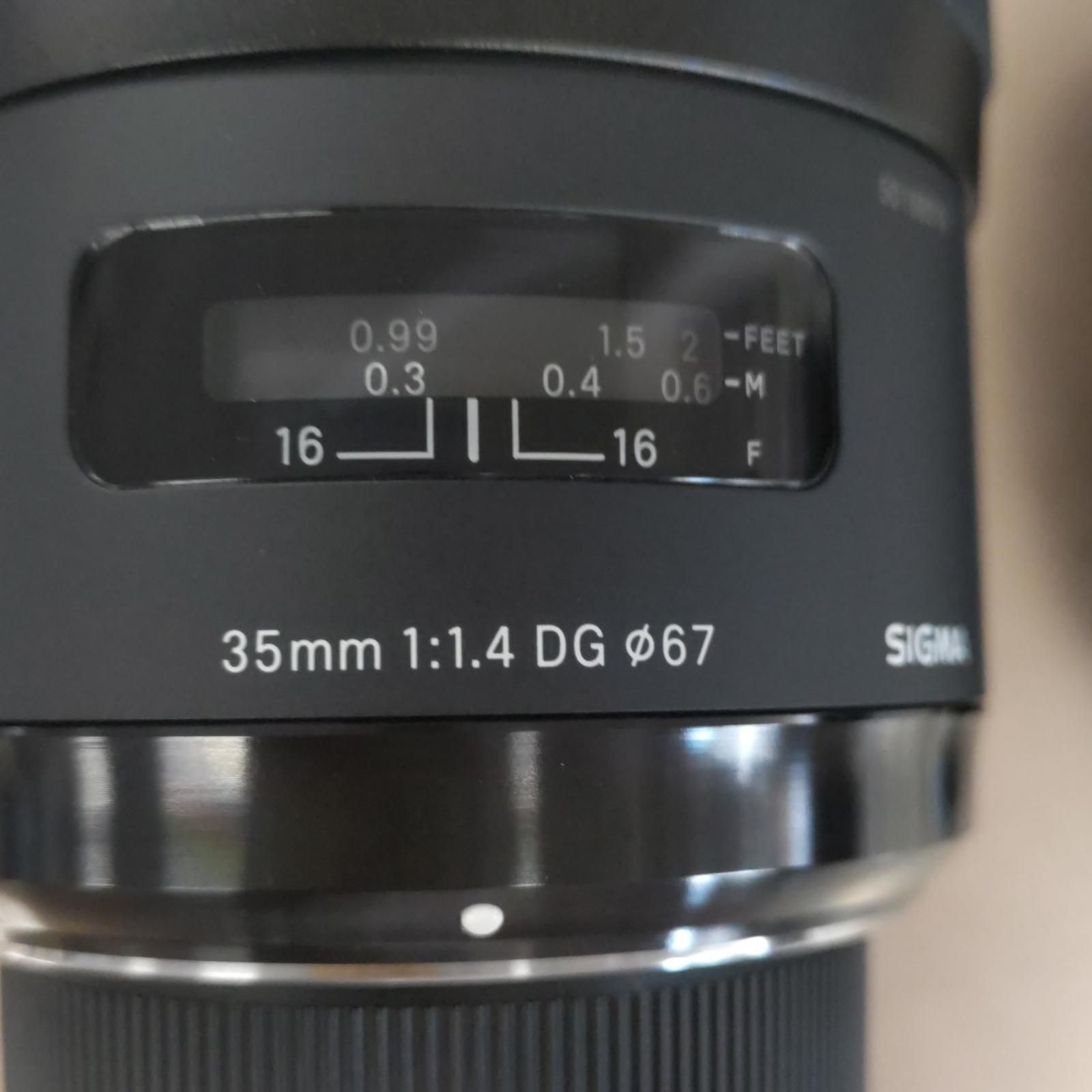 【全額返金保証】【最速発送】SIGMA Art 35mm F1.4 DG 美品 動作確認済