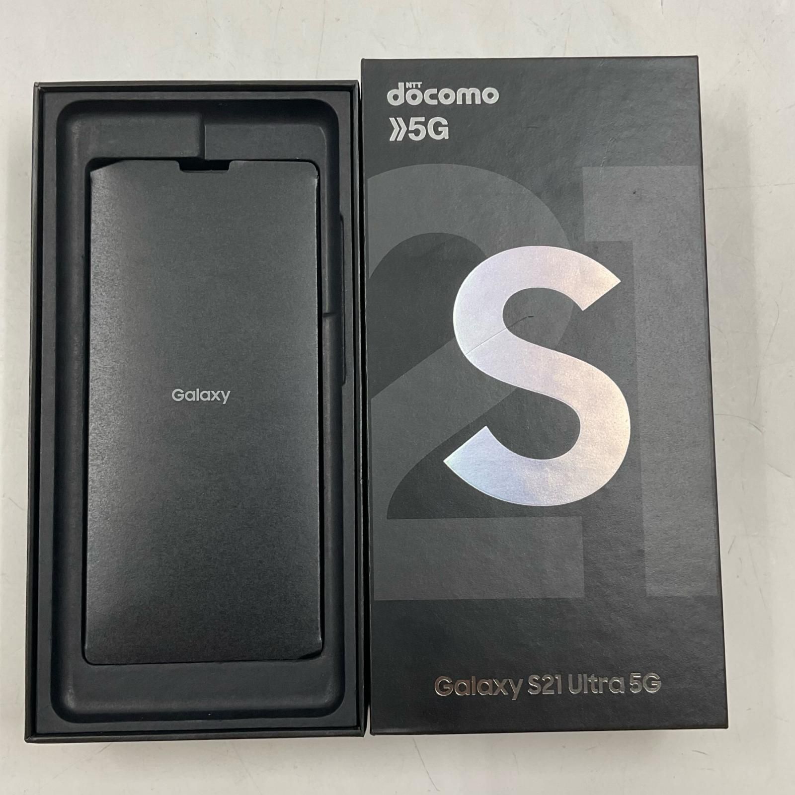 Galaxy S21 Ultra 5G 256GB SC-52B docomo SIMフリー 白ロム【難有 