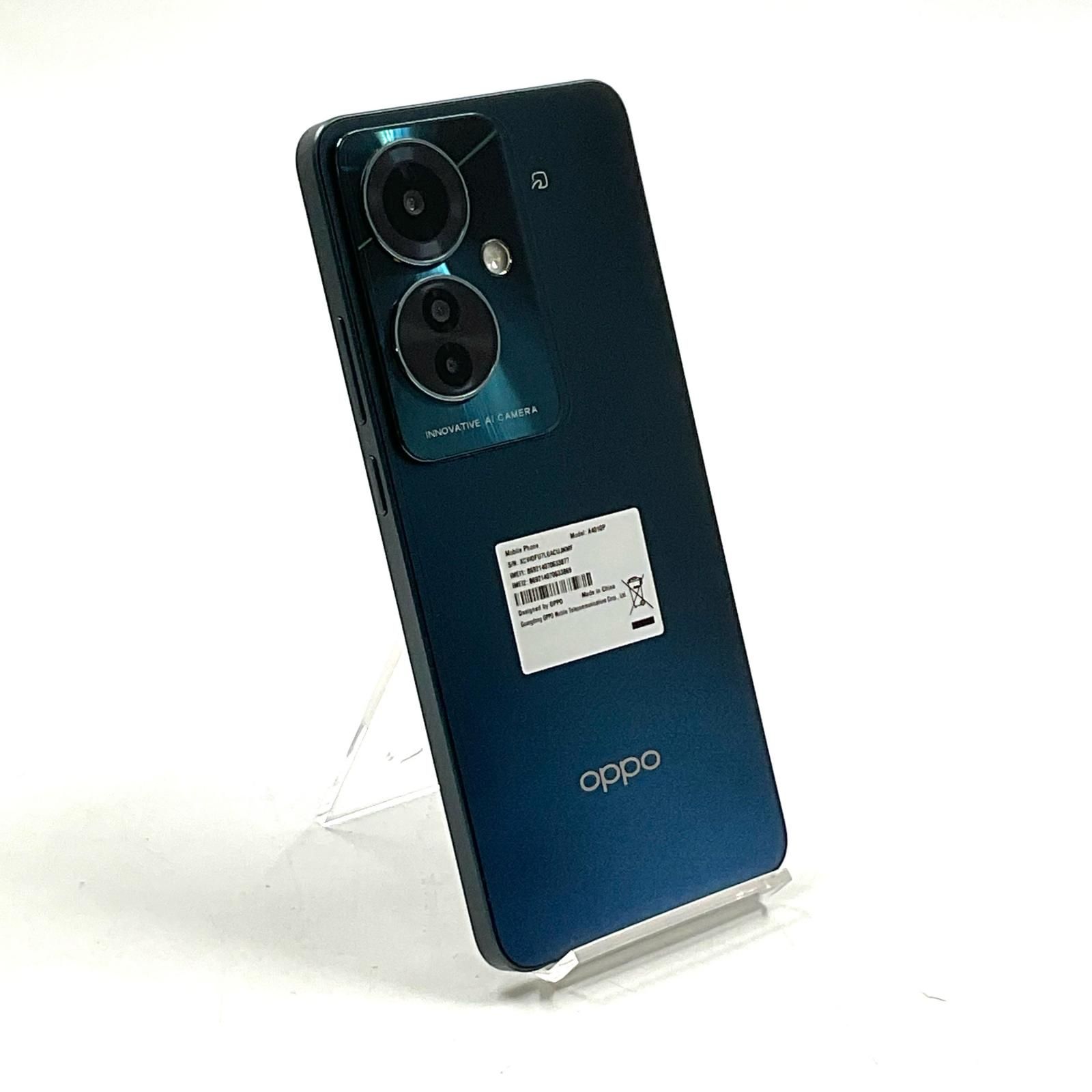 【全額返金保証】【最速発送】OPPO Reno 11 A 128GB ダークグリーン Softbank SIMフリー A401OP 白ロム 美品 動作確認済